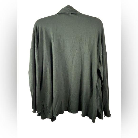 Angel Rox Olive Green Women's cozy bamboo jacket - Picture 3 of 5